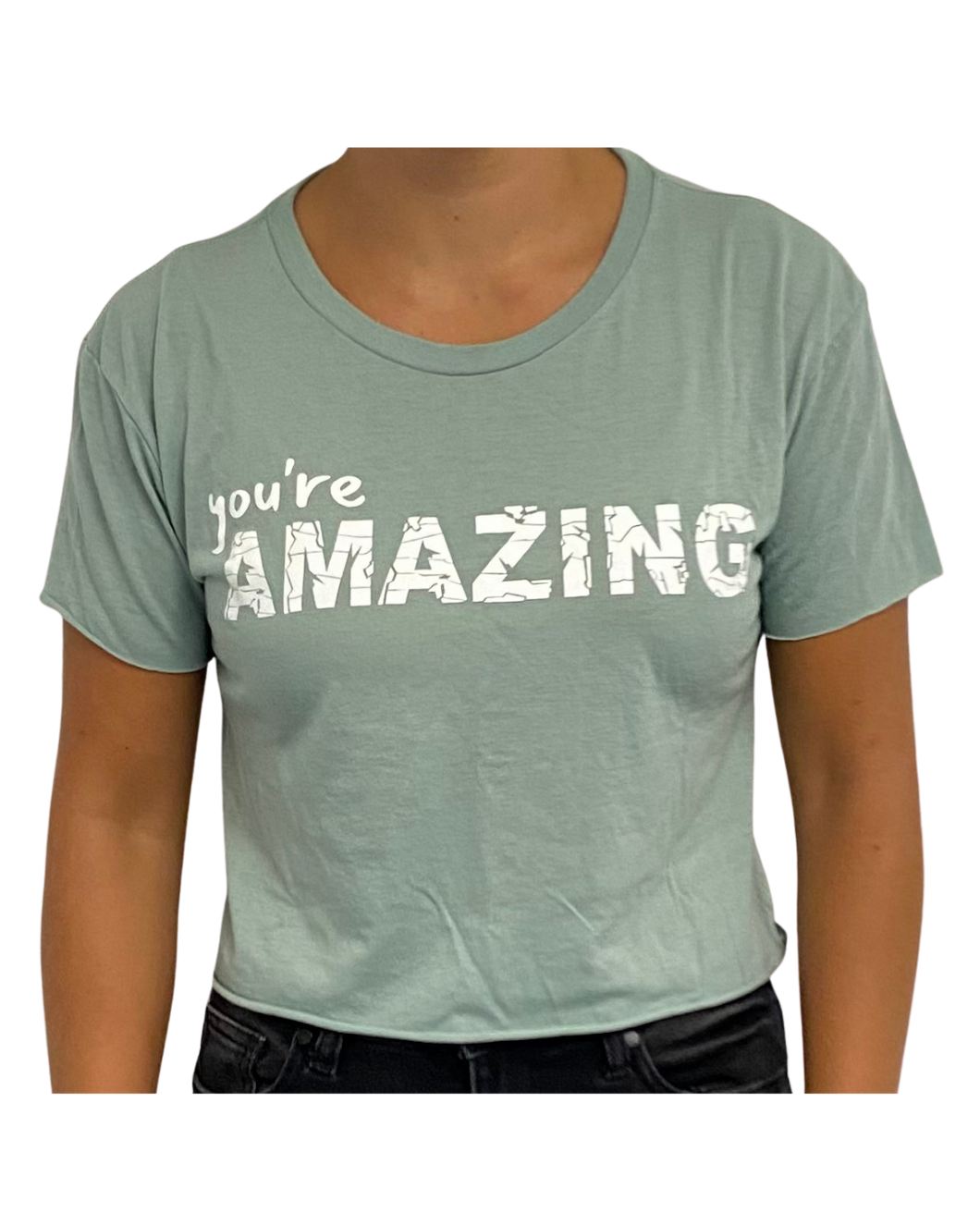 You're Amazing Cropped Tee